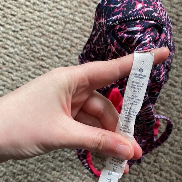 lululemon | Energy Bra in Mini Ripple Boom Juice Multi - Picture 4 of 4